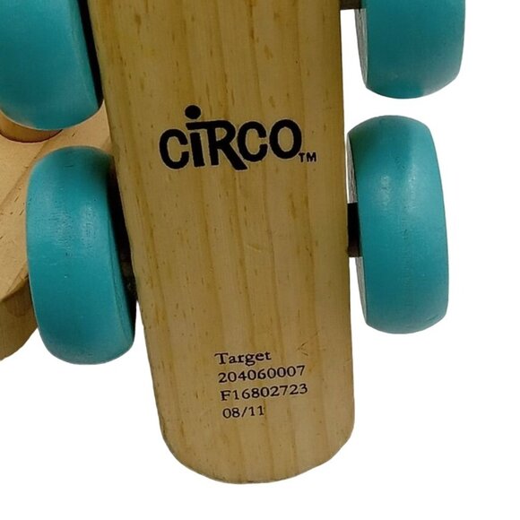 Circo Wooden Train Set With Elephant & Decorative Blocks - Picture 5 of 11